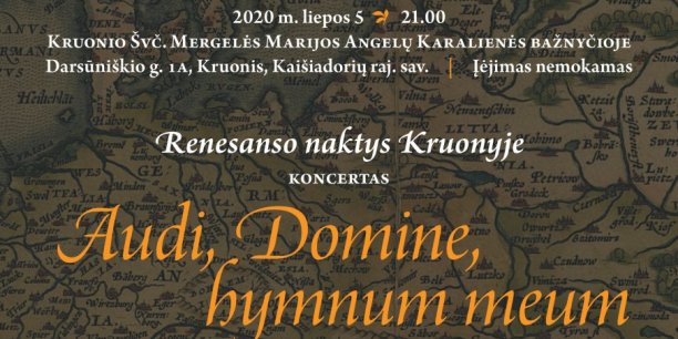 „Renesanso naktys Kruonyje“ koncertas