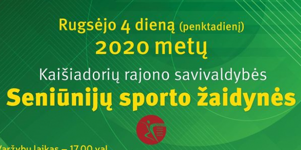 2020 m. Kaišiadorių rajono savivaldybės seniūnijų sporto žaidynės