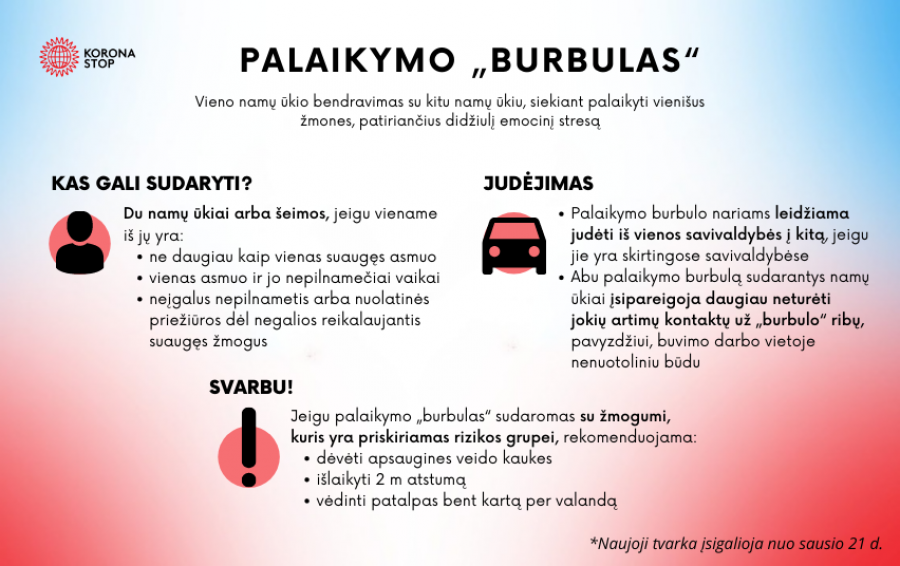 Vyriausybė pritarė palaikymo „burbulų“ kūrimui – bus leidžiama susitikti su vienišais žmonėmis