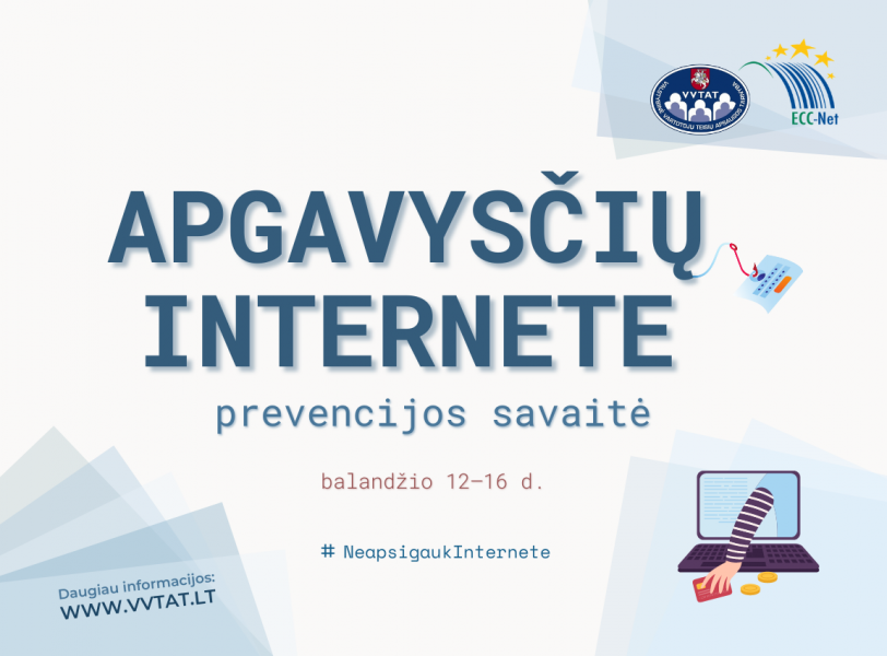 Startuoja Apgavysčių internete prevencijos savaitė – #NeapsigaukInternete