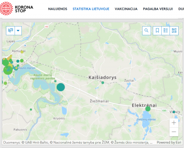 Informacija dėl COVID-19 ligos plitimo protrūkių Kaišiadorių rajone