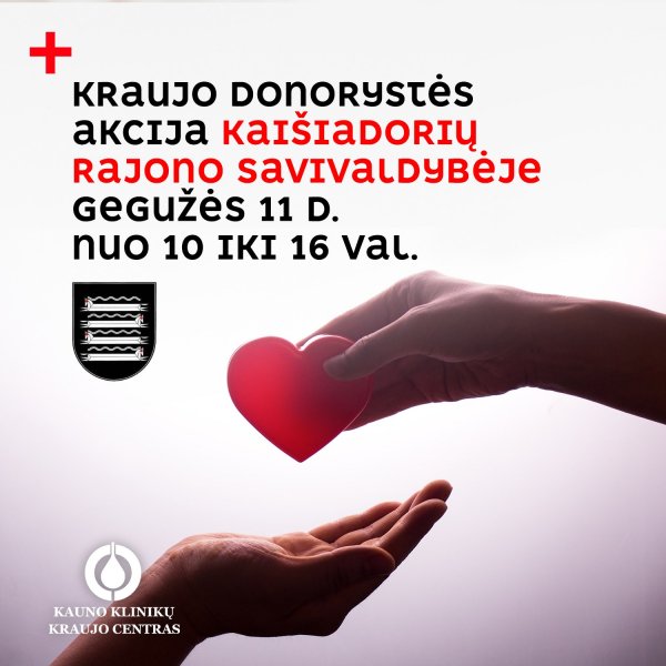 Kraujo donorystės akcija Kaišiadorių rajono savivaldybėje