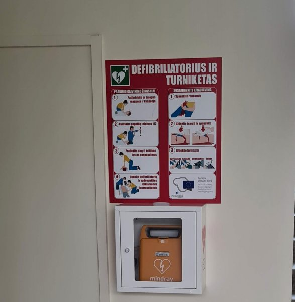 Kaišiadorių rajone – 4 nauji defibriliatoriai