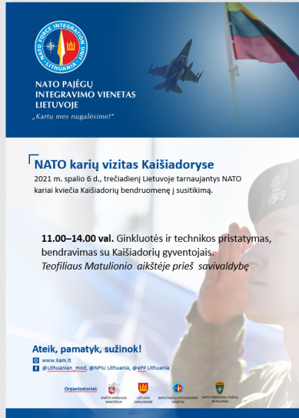 NATO karių vizitas  Kaišiadoryse