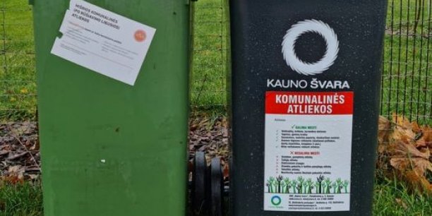 Informacija  dėl senųjų atliekų konteinerių surinkimo