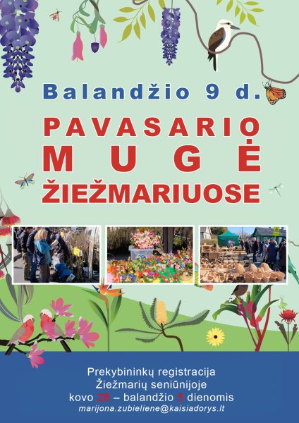 Balandžio 9 d. Pavasario mugė Žiežmariuose