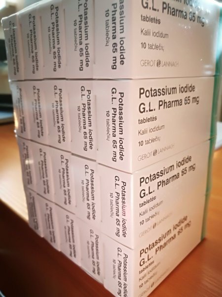 Informacija gyventojams dėl kalio jodido tablečių