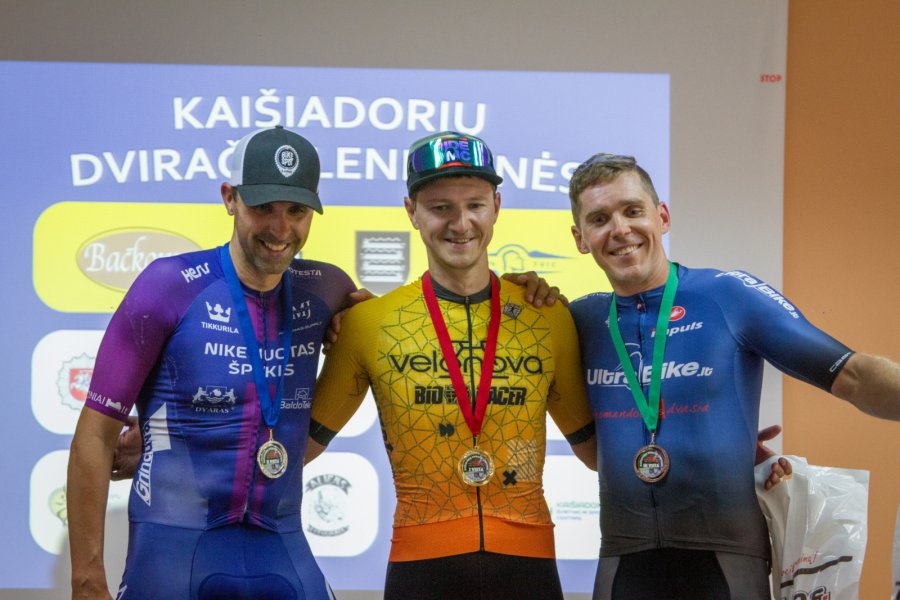 Kaišiadorių dviračių lenktynes liepos 16 d. laimėjo Mantas Balčiūnas iš Kaunas Cycling Team