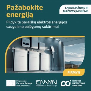 2023 m. spalio 6 d. VšĮ Lietuvos energetikos agentūra (LEA) paskelbė smulkiam verslui, ūkininkams...