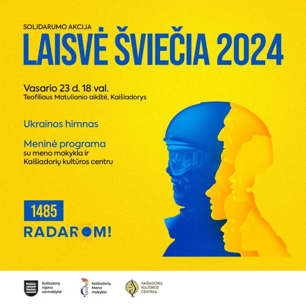 Solidarumo akcija „Laisvė šviečia 2024” 