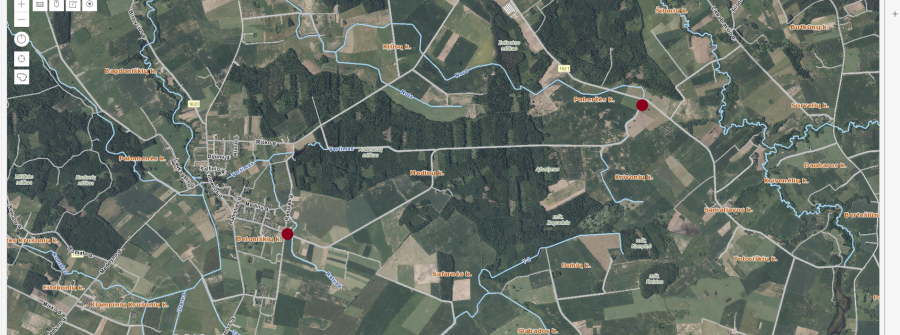 Nuo 2024 m. vasario 26 d.  kelyje pl 12 Palomenė- Antanaičių miškas-VRK Nr.1821 pastatomi kelio...