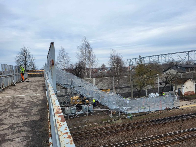 Informacija dėl pėsčiųjų tilto per geležinkelį rekonstrukcijos