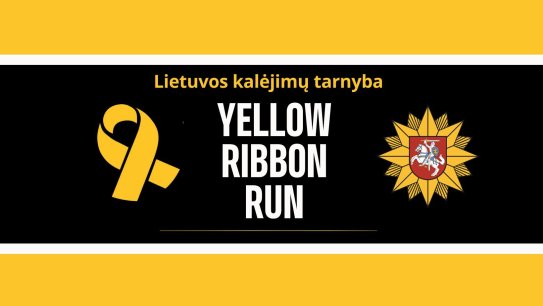 Kviečiame dalyvauti „Geltonojo kaspino“ bėgime (Yellow Ribbon Run)!