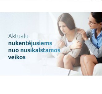 Dėl akredituotos pagalbos nukentėjusiems nuo nusikalstamos veikos