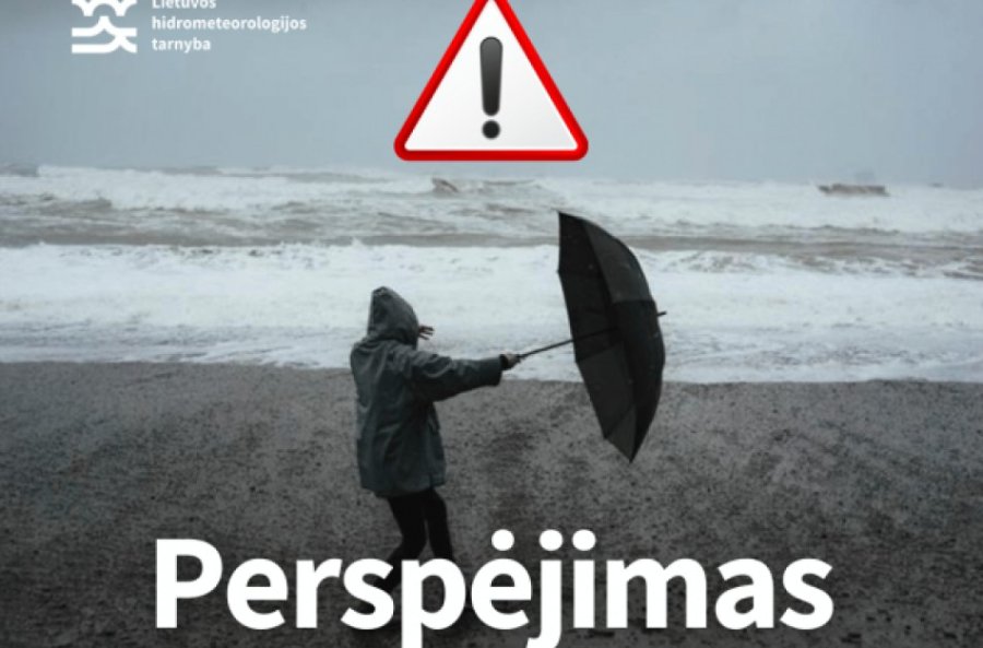 Perspėjimas apie pavojingus meteorologinius reiškinius