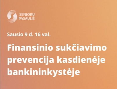 Ryšių reguliavimo tarnybos projektas „Nė vienas nėra pamirštas“ ir vėl Jus kviečia į nuotolinę...