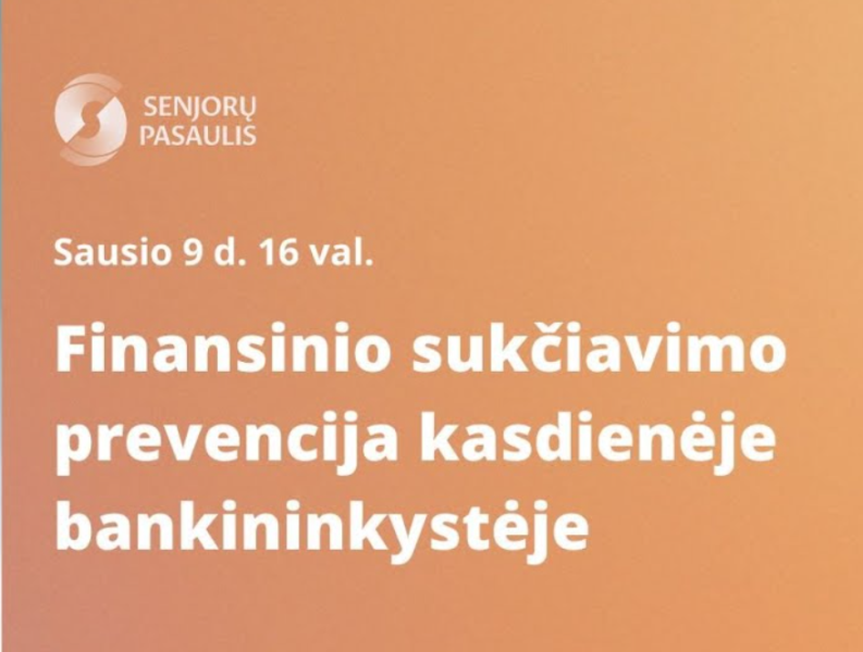 Ryšių reguliavimo tarnybos projektas „Nė vienas nėra pamirštas“ ir vėl Jus kviečia į nuotolinę...