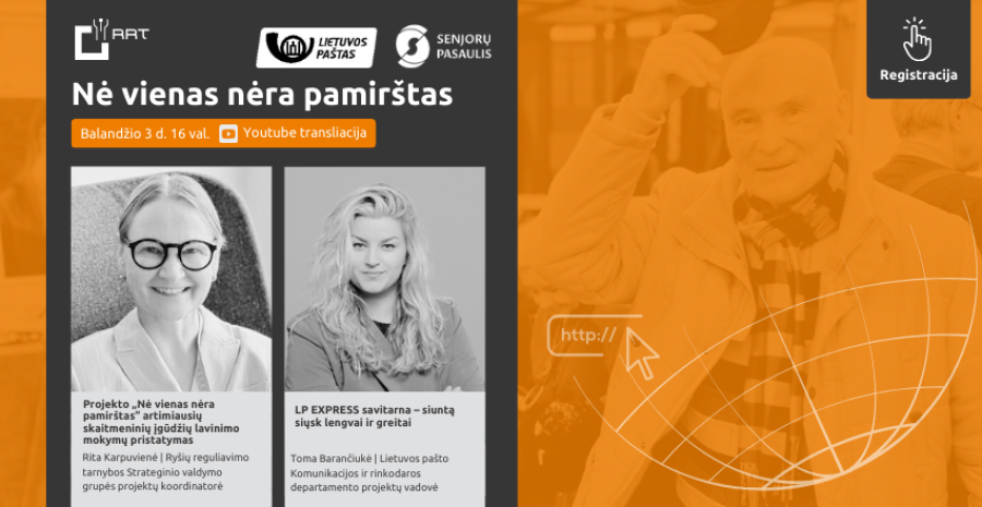 „Nė vienas nėra pamirštas“  ir vėl kviečia į nuotolinę paskaitą!