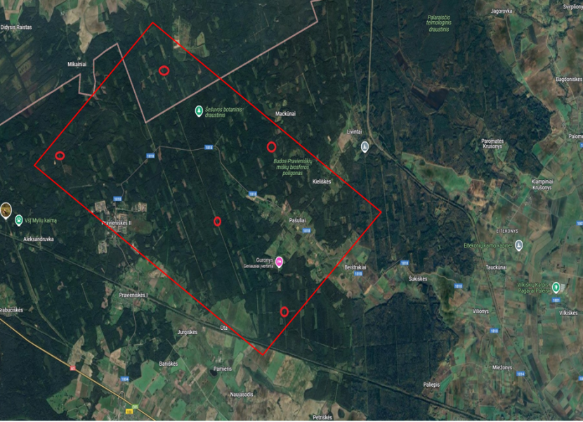 2025 m. kovo 22–28 d. Kaišiadorių rajone planuojamos Lietuvos kariuomenės  pratybos