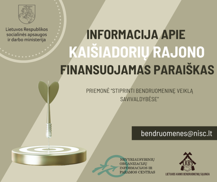 Patvirtinti finansuojami bendruomenių projektai Kaišiadorių rajone