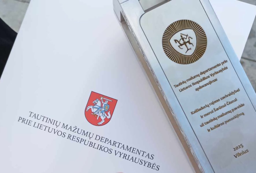 Kaišiadorių rajono savivaldybei ir merui Šarūnui Čėsnai skirtas Tautinių mažumų departamento prie...