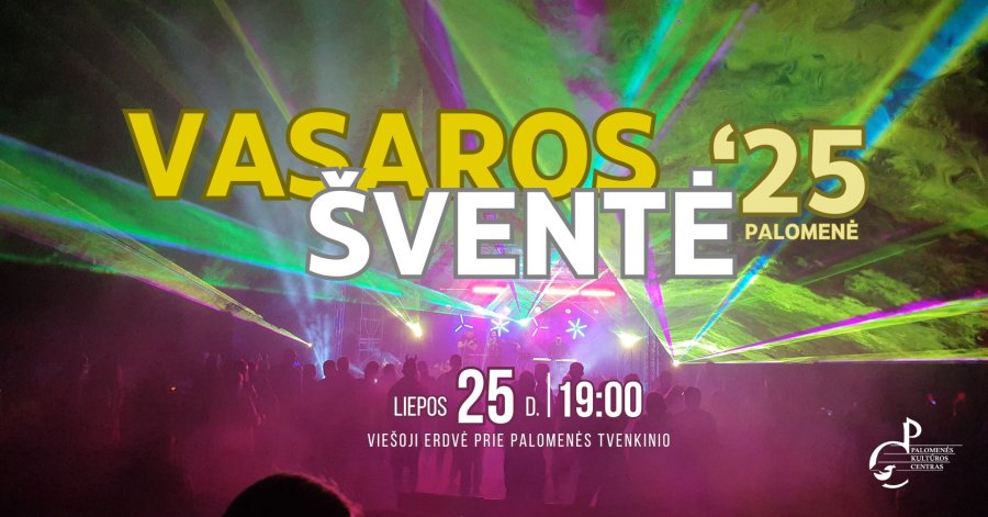 Palomenės seniūnija informuoja, dėl eismo apribojimo renginio „Vasaros šventė 25“ metu