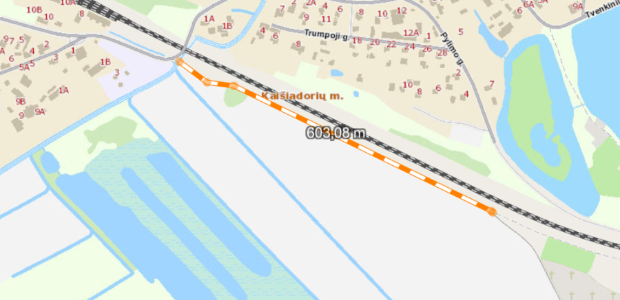 Laikinai uždaromas pėsčiųjų takas nuo Kęstučio g. iki Kaišiadorių miesto civilinių kapinių