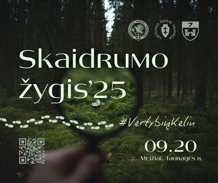 Kvietimas dalyvauti renginyje „Skaidrumo žygis‘25“