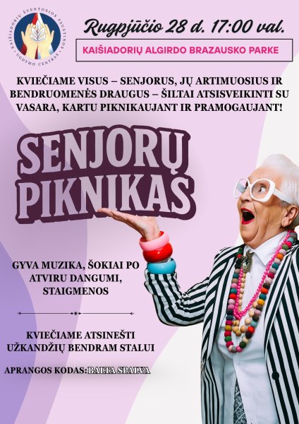 Kaišiadorių Šventosios Faustinos ugdymo centras, kviečia Jus ir Jūsų artimuosius į baltąjį...