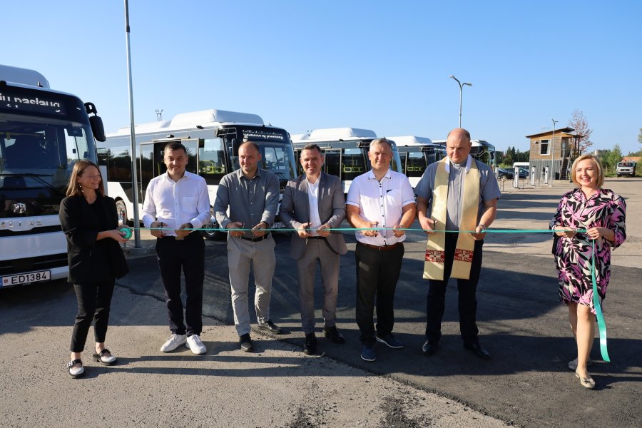 Kaišiadorių rajone – 11 naujų elektrinių autobusų