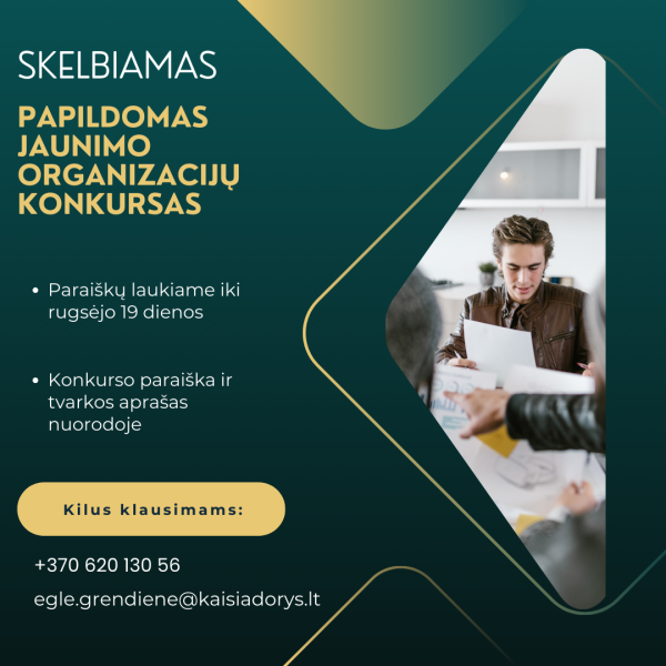 Jaunimo organizacijų projektų konkursas