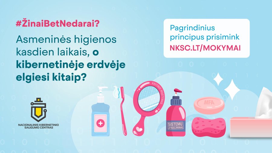 Spalio mėnesį NKSC kampanija „#ŽinaiBetNedarai“ primena gyventojams visiems gerai žinomus...
