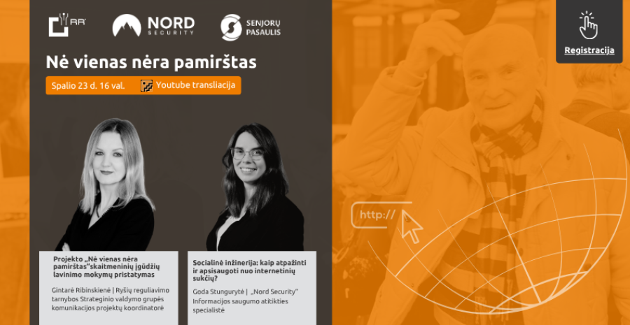 „Nė vienas nėra pamirštas“  ir vėl Jus kviečia į nuotolinę paskaitą!