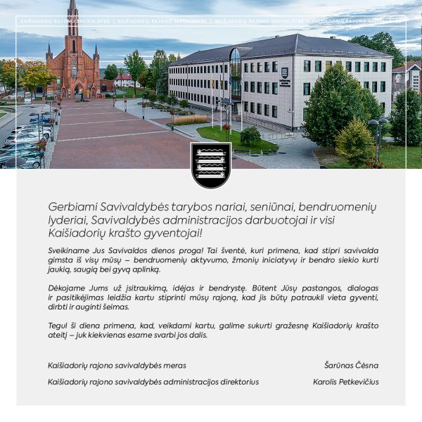 Spalio 10-oji – Vietos savivaldos diena