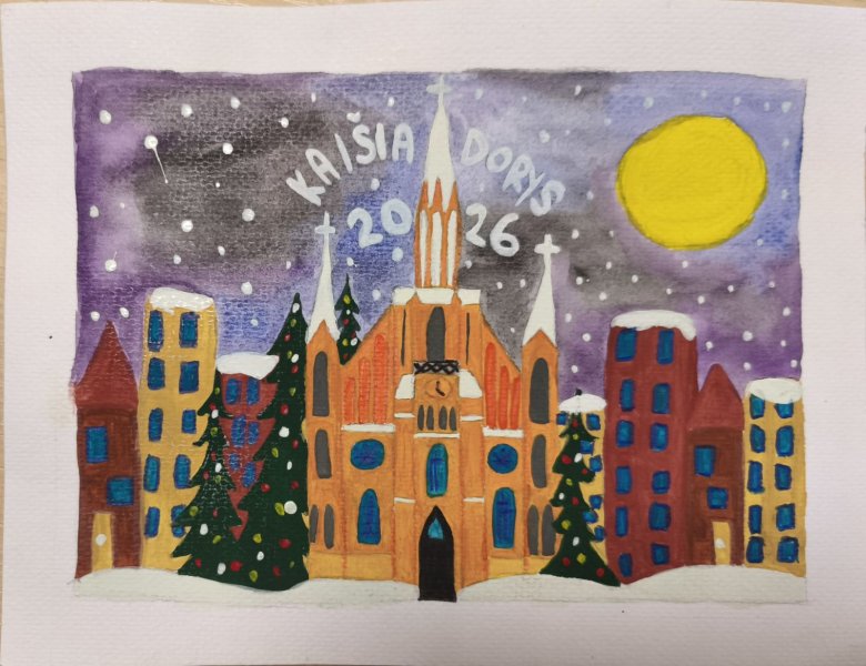 Išrinkti Kalėdinio atviruko konkurso nugalėtojai