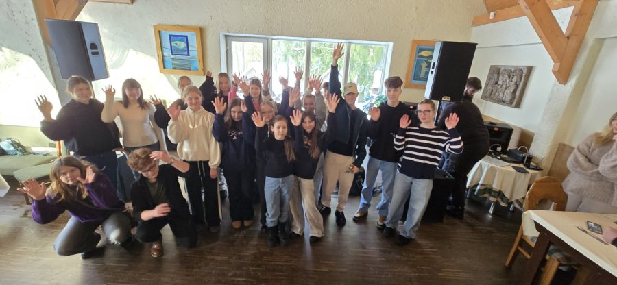 Palomenės  pagrindinės mokyklos mokiniai dalyvavo prevenciniame renginyje