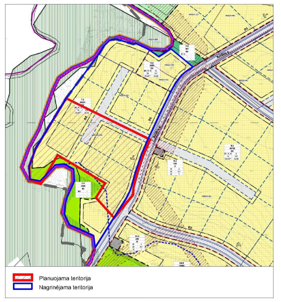 Parengto Rumšiškių miestelio urbanizuojamos teritorijos šiaurės vakarinėje miestelio dalyje, tarp...
