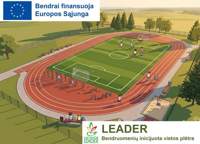 Sporto ir laisvalaikio erdvė Rumšiškių bendruomenei