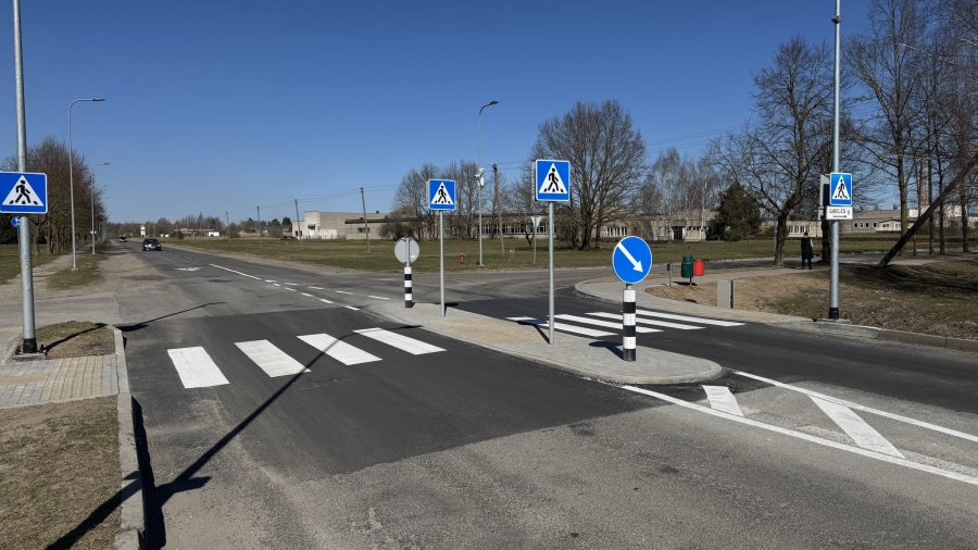 Įrengiamos naujos pėsčiųjų perėjos Kaišiadoryse ir Žiežmariuose
