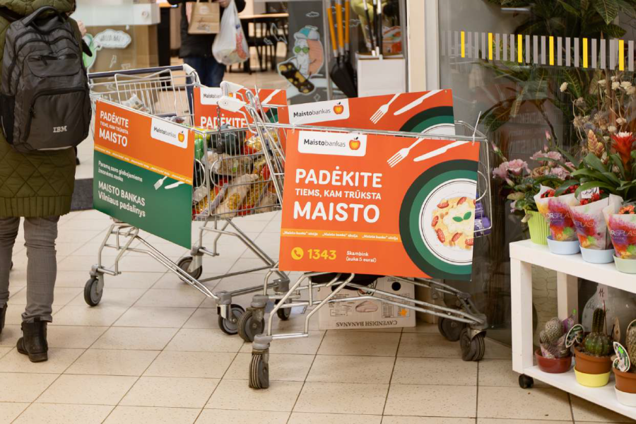Jubiliejinė „Maisto banko“ akcija: siekiama surinkti rekordinį kiekį – 350 000 vienetų maisto