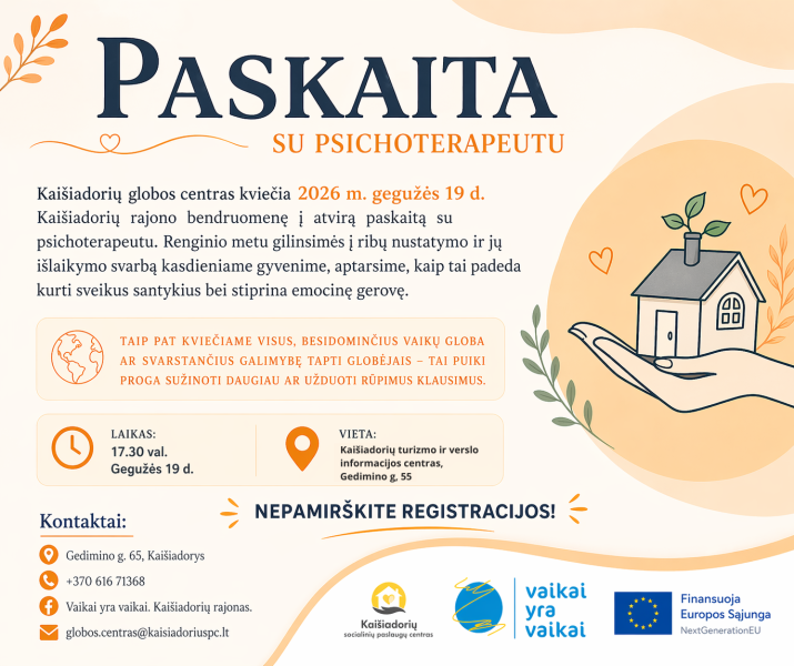 Kviečiame į paskaitą!