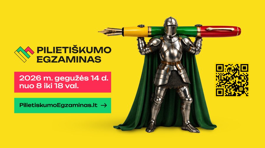 Gyventojai kviečiami registruotis į Pilietiškumo egzaminą