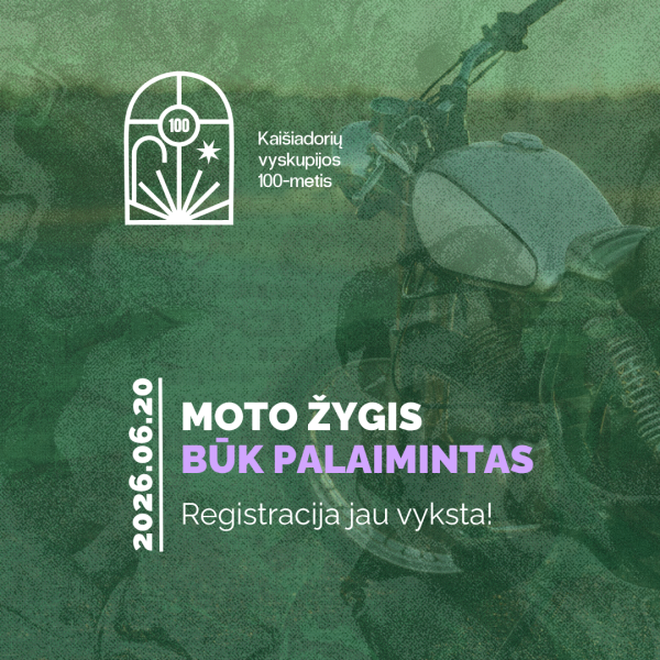 Moto žygis „BŪK PALAIMINTAS“ kviečia leistis į prasmingą kelionę