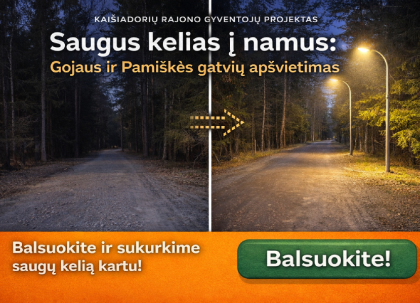 Išrinktos Kaišiadorių rajono gyventojams labiausiai patikusios dalyvaujamojo biudžeto idėjos