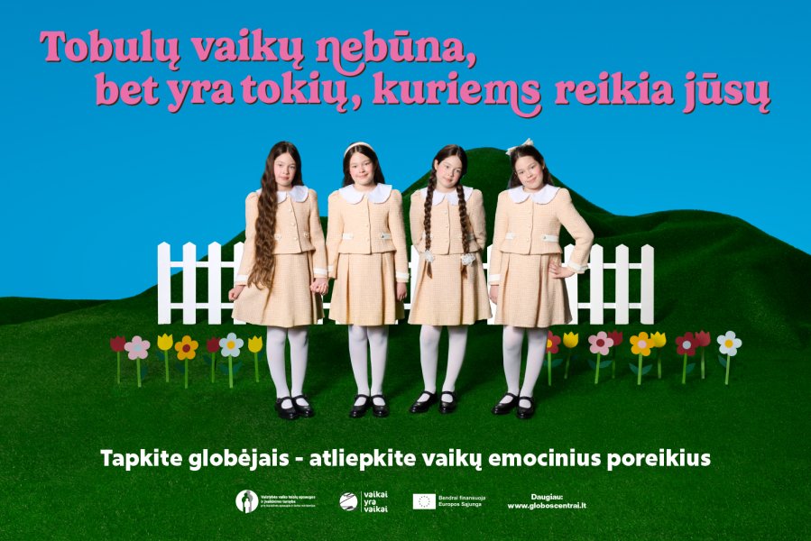 Lietuvoje vykdoma socialinė kampanija „Tobulų vaikų nebūna, bet yra tokių, kuriems reikia jūsų“