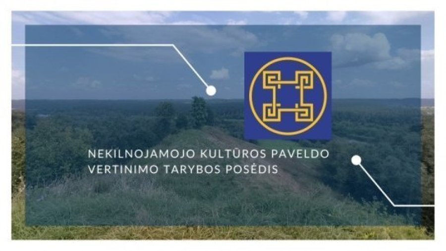 2026 m. rugsėjo 23 d., 13 val. numatomas Kultūros paveldo departamento prie Kultūros ministerijos...