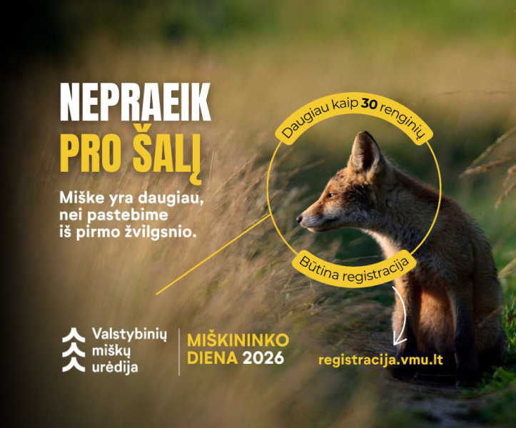  Kviečiame kartu švęsti Miškininko dieną