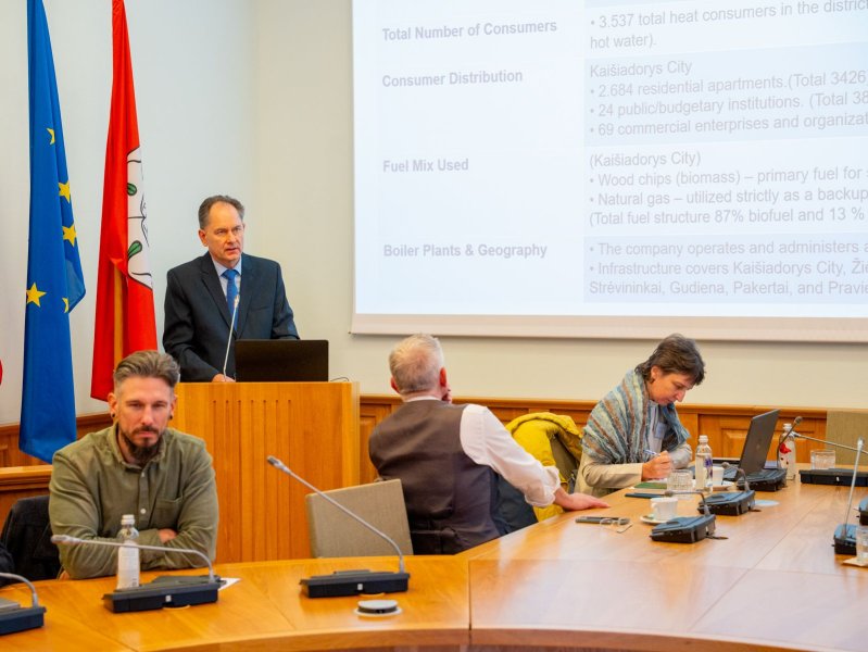 Kaišiadorių rajono savivaldybė tarptautiniame susitikime pristatė šilumos ūkio planavimo patirtį