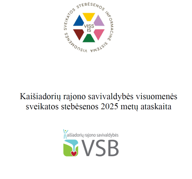 Pateikta Kaišiadorių rajono savivaldybės visuomenės sveikatos stebėsenos 2025 metų ataskaita 